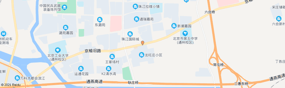 北京小潞邑_公交站地图_北京公交_妙搜公交查询2024