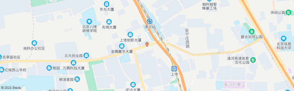 北京上地三街东口_公交站地图_北京公交_妙搜公交查询2024