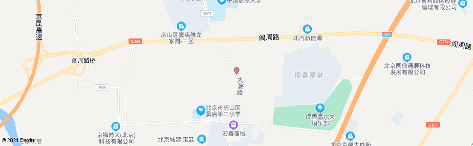 北京下坡店_公交站地图_北京公交_妙搜公交查询2024