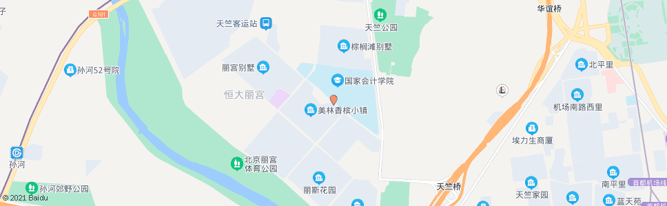 北京国家会计学院_公交站地图_北京公交_妙搜公交查询2024