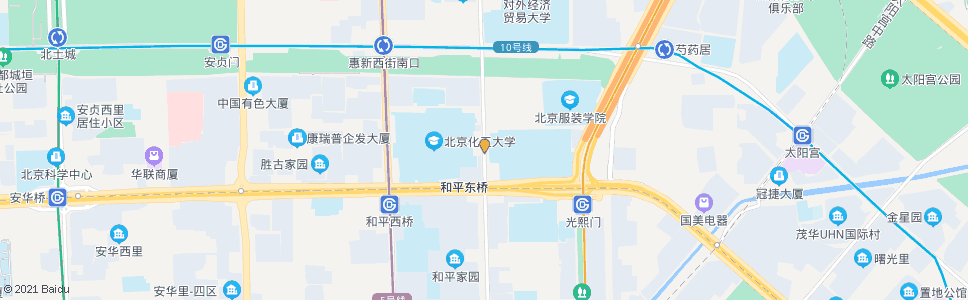 北京和平东桥北_公交站地图_北京公交_妙搜公交查询2024