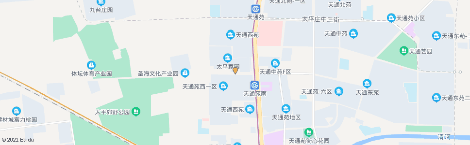 北京太平家园_公交站地图_北京公交_妙搜公交查询2024