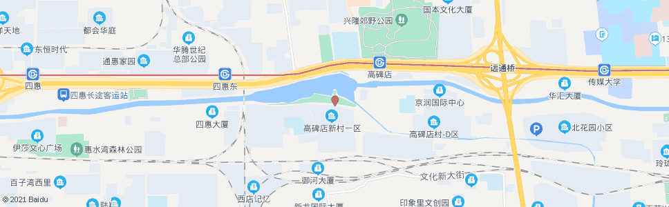 北京惠河南街东口_公交站地图_北京公交_妙搜公交查询2024