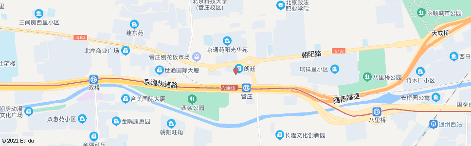 北京杨闸_公交站地图_北京公交_妙搜公交查询2024