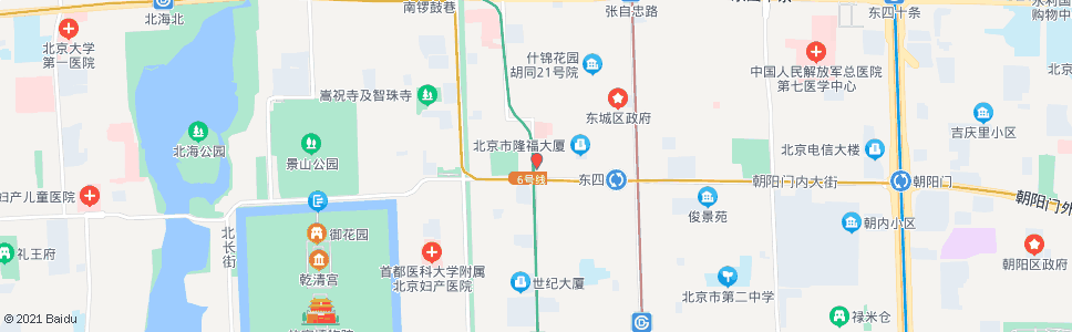 北京美术馆(民航信息大厦西门)_公交站地图_北京公交_妙搜公交查询2024