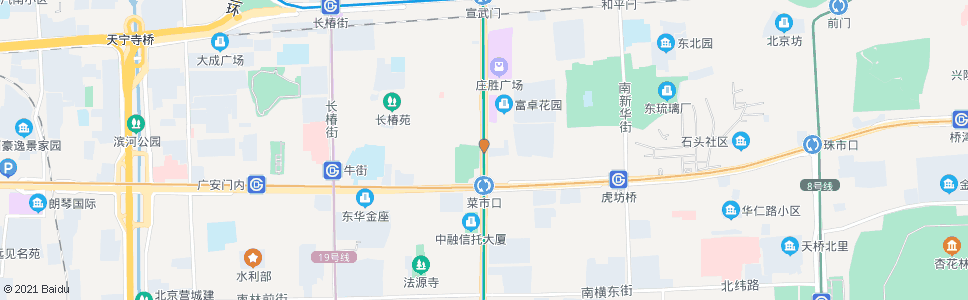 北京菜市口北_公交站地图_北京公交_妙搜公交查询2024