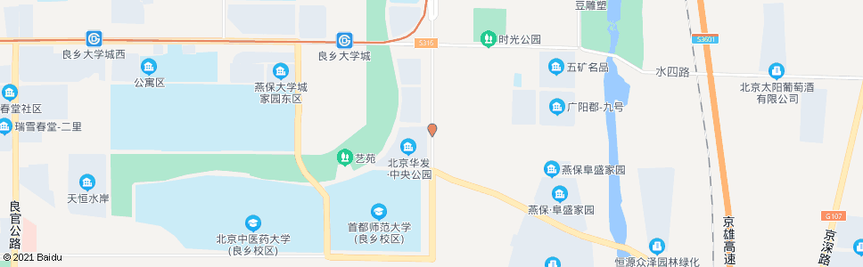 北京于管营_公交站地图_北京公交_妙搜公交查询2024