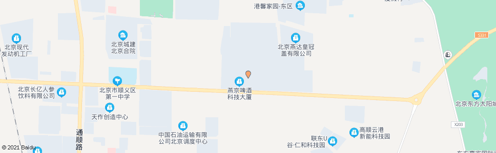 北京燕京啤酒厂_公交站地图_北京公交_妙搜公交查询2024