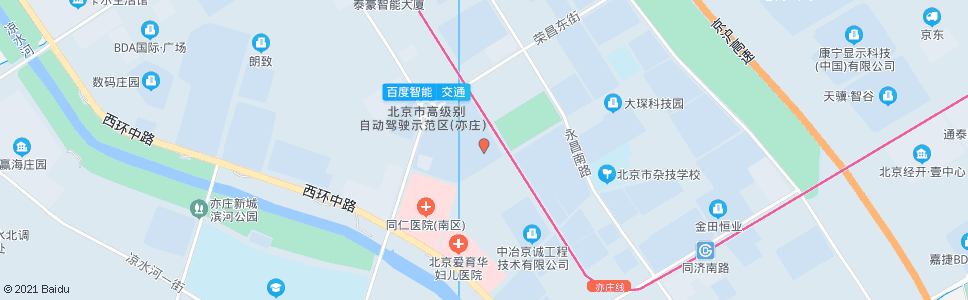 北京国际企业大道3_公交站地图_北京公交_妙搜公交查询2024
