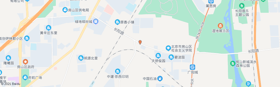 北京长阳一村_公交站地图_北京公交_妙搜公交查询2024