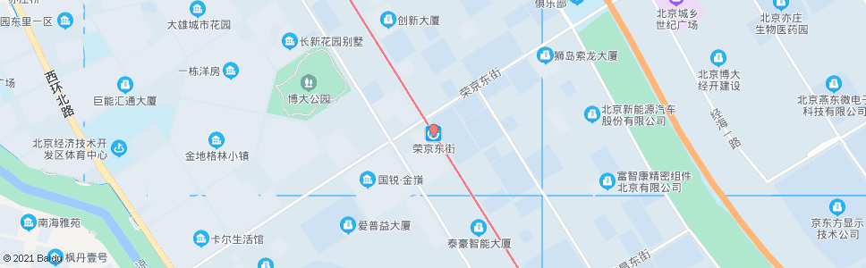 北京荣京街城铁站_公交站地图_北京公交_妙搜公交查询2024