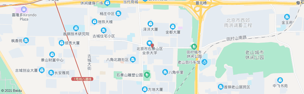 北京八角北路_公交站地图_北京公交_妙搜公交查询2024