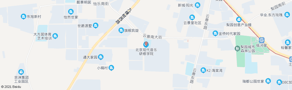 北京现代音乐学院_公交站地图_北京公交_妙搜公交查询2024