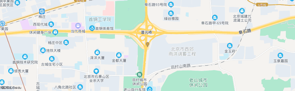 北京晋元桥_公交站地图_北京公交_妙搜公交查询2024
