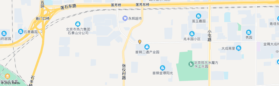 北京吴家村路西口_公交站地图_北京公交_妙搜公交查询2024