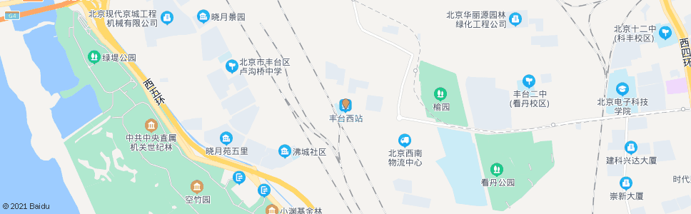 北京丰台西站_公交站地图_北京公交_妙搜公交查询2024