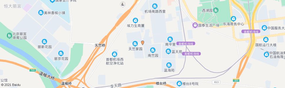 北京天竺村_公交站地图_北京公交_妙搜公交查询2024