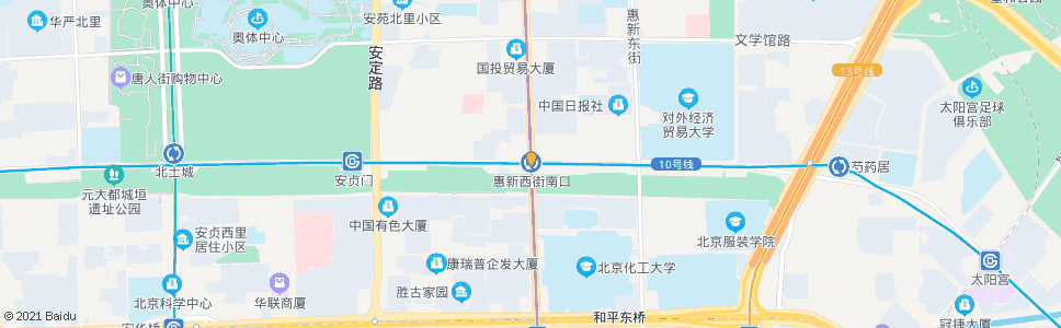 北京惠新西街南口站_公交站地图_北京公交_妙搜公交查询2024