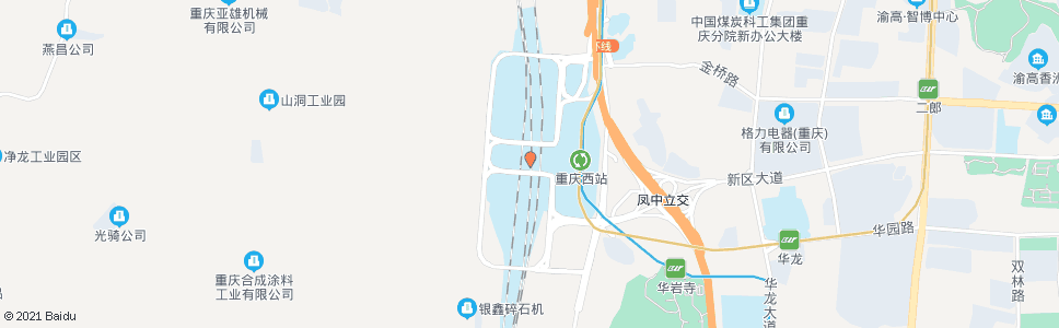 重庆西政_公交站地图_重庆公交_妙搜公交查询2024