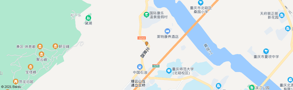 重庆煤疗_公交站地图_重庆公交_妙搜公交查询2024