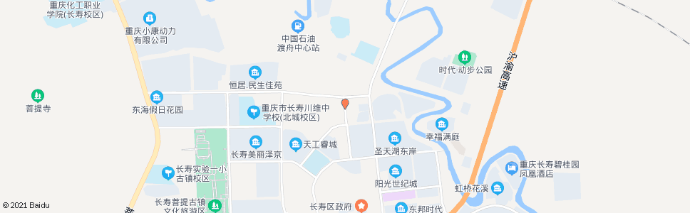 重庆菩堤大道路口_公交站地图_重庆公交_妙搜公交查询2024