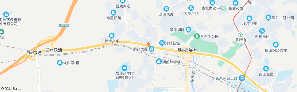 福州三环福飞路口(西)_公交站地图_福州公交_妙搜公交查询2025