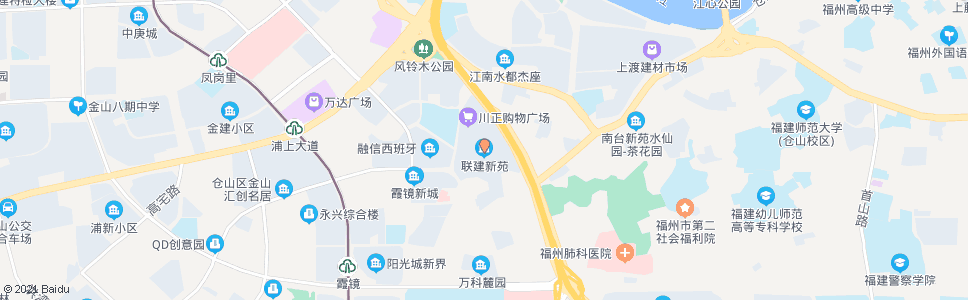 福州联建新苑_公交站地图_福州公交_妙搜公交查询2024