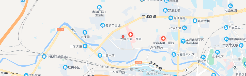 龙岩交易城_公交站地图_龙岩公交_妙搜公交查询2024