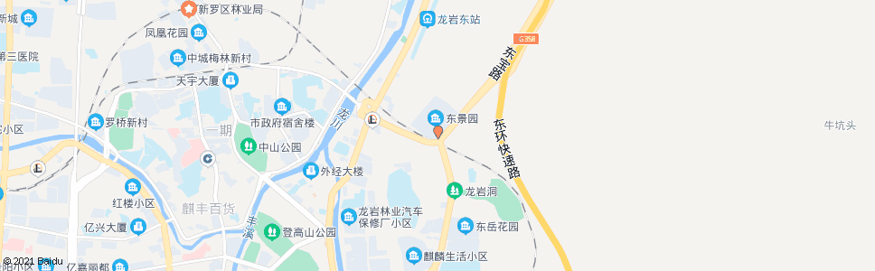 龙岩粮油饲料城_公交站地图_龙岩公交_妙搜公交查询2025