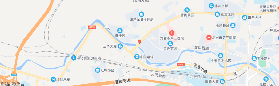 龙岩谢洋桥_公交站地图_龙岩公交_妙搜公交查询2024