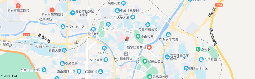 龙岩市建行(第一医院)_公交站地图_龙岩公交_妙搜公交查询2024