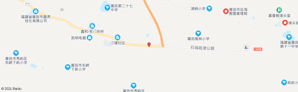 莆田汀塘村_公交站地图_莆田公交_妙搜公交查询2024