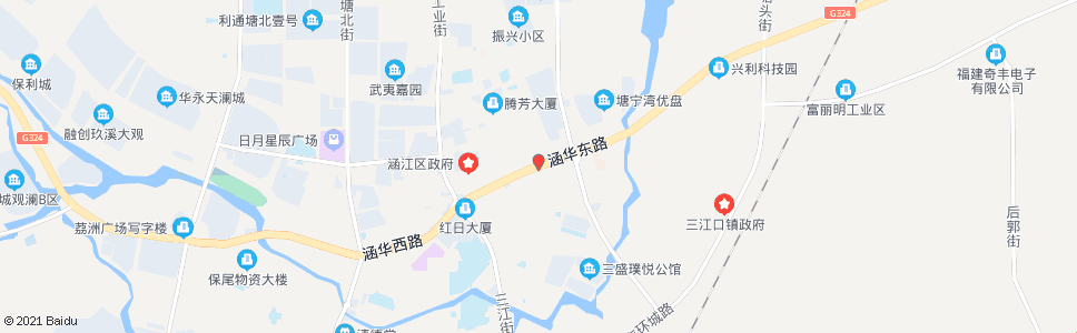 莆田涵江区交警大队_公交站地图_莆田公交_妙搜公交查询2024