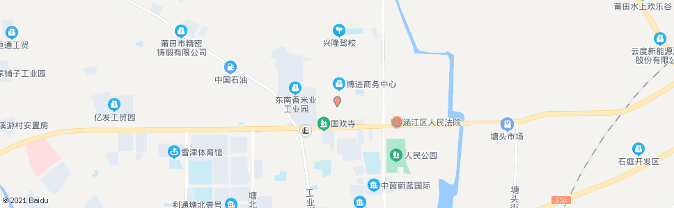 莆田涵江区国欢寺公园_公交站地图_莆田公交_妙搜公交查询2024