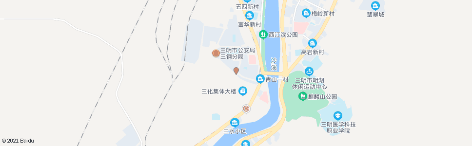 三明钢城饭店_公交站地图_三明公交_妙搜公交查询2024