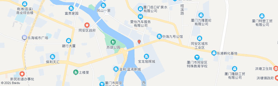 厦门同安区法院_公交站地图_厦门公交_妙搜公交查询2024