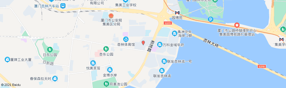 厦门金海湾_公交站地图_厦门公交_妙搜公交查询2024