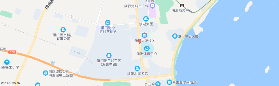 厦门出口加工区大门_公交站地图_厦门公交_妙搜公交查询2024