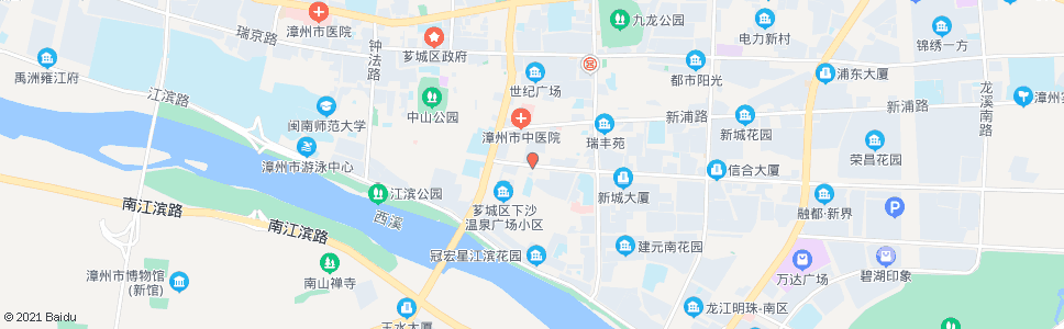 漳州江滨小学_公交站地图_漳州公交_妙搜公交查询2024