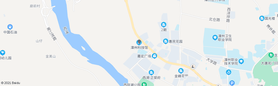 漳州市科技馆_公交站地图_漳州公交_妙搜公交查询2024