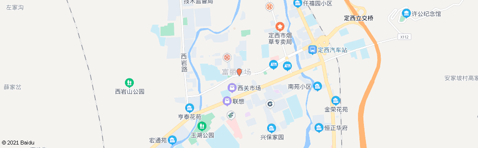 定西敬东厂_公交站地图_定西公交_妙搜公交查询2024
