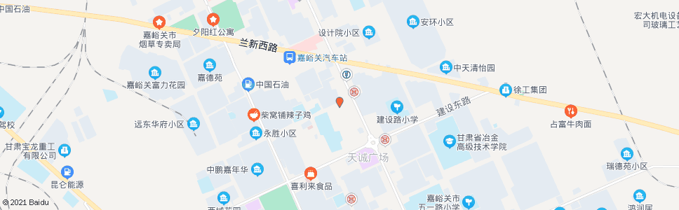 嘉峪关河口路(西)_公交站地图_嘉峪关公交_妙搜公交查询2024