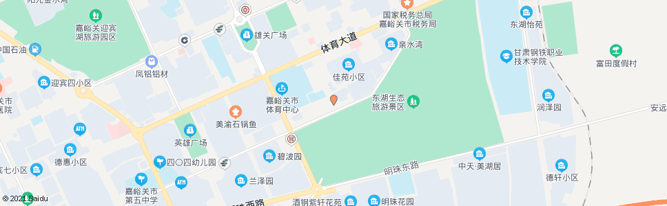 嘉峪关步行街东门_公交站地图_嘉峪关公交_妙搜公交查询2024