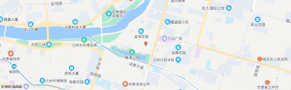 兰州花鱼市场_公交站地图_兰州公交_妙搜公交查询2025