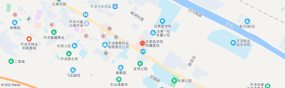 平凉市医院_公交站地图_平凉公交_妙搜公交查询2024