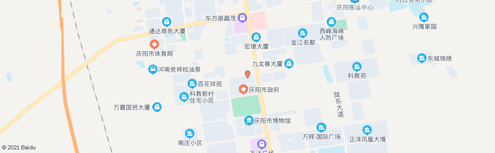 庆阳市公安局_公交站地图_庆阳公交_妙搜公交查询2024