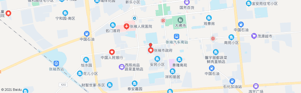 张掖省水电设计院_公交站地图_张掖公交_妙搜公交查询2024