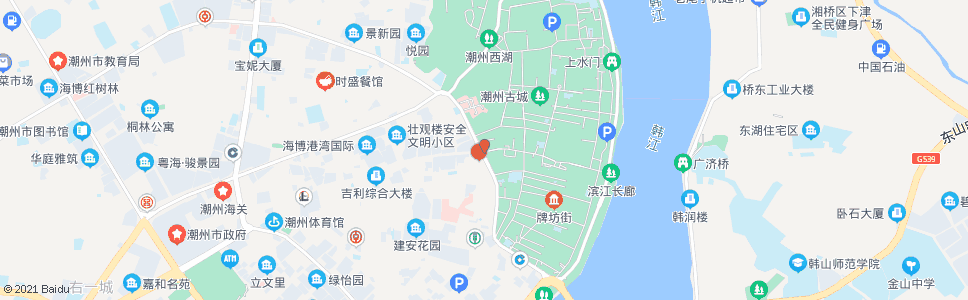 潮州开元路口_公交站地图_潮州公交_妙搜公交查询2024