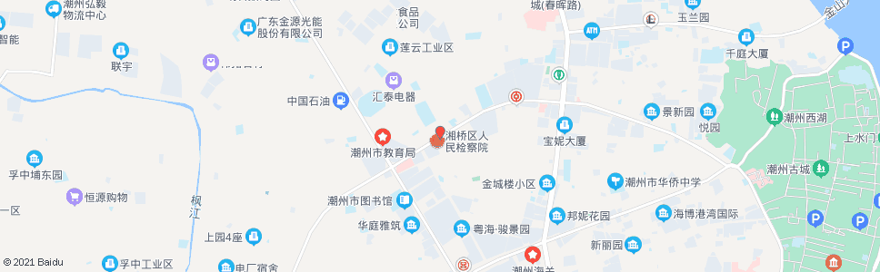 潮州区检察院_公交站地图_潮州公交_妙搜公交查询2024