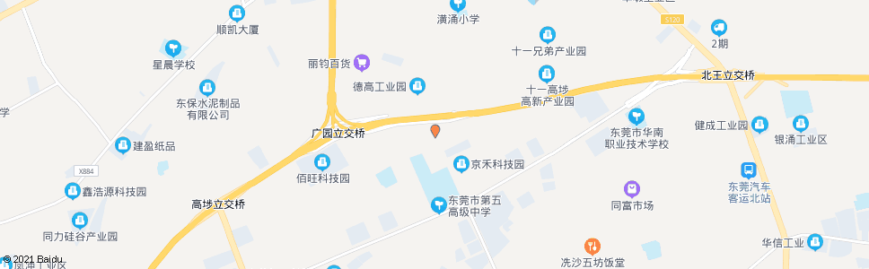 东莞横滘头村_公交站地图_东莞公交_妙搜公交查询2025